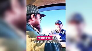 Why did you touch my truck officer?