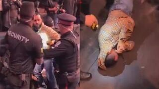 Police Officer Slams Man Headfirst to the Ground While Breaking Up UFC Edmonton Fight