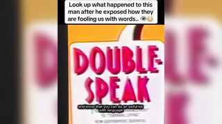 How govt and business use double speak