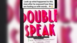 How govt and business use double speak