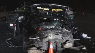 Driver asleep as Tesla in self-driving mode plows into scene of crash on I-80