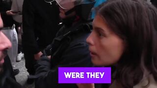 Italian libcunt scolds police for forcibly handling migrant invaders. Seconds later,