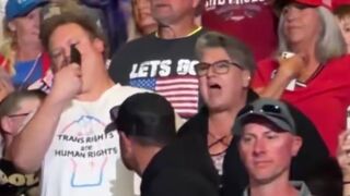Imagine waiting in line for HOURS at a Trump rally just to get kicked out in SECONDS