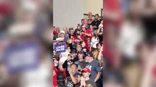 Imagine waiting in line for HOURS at a Trump rally just to get kicked out in SECONDS