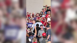 Imagine waiting in line for HOURS at a Trump rally just to get kicked out in SECONDS