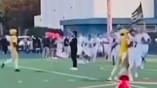Black player targets white player with hate crime because he carried an American flag