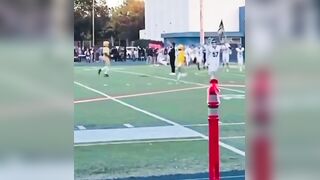 Black player targets white player with hate crime because he carried an American flag