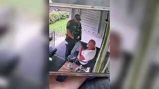 Police Officer Captured on Video Punching, Using Taser on Man in Chair