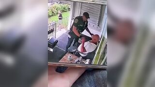 Police Officer Captured on Video Punching, Using Taser on Man in Chair