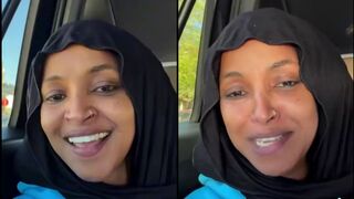 Ilhan Omar emerges… crying, desperate and begging strangers for money…