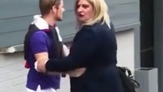 You wanna fight with Big Daisy-Dave? Come on you Cunt!