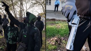 A look at France's gradual collapse. They fire semi-automatic machine guns