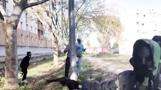 A look at France's gradual collapse. They fire semi-automatic machine guns