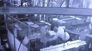 Man as a Joke Blows Compressed Air up his Co-Workers Ass, Killing him.