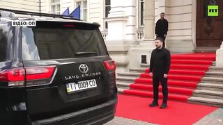 Zelensky appear to spit toward feet of Sweden King after he refused to shake his hand