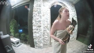Two Men Broke into Her House, She Ran out Front to Alert her Husband Via Ring Camera