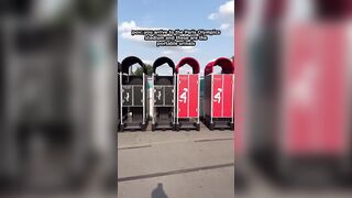 Portable Urinals at the Paris Olympics couldn't be more Private