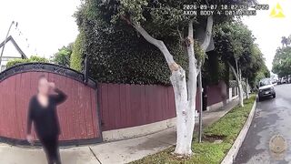 Man fatally shot when he charged at an LAPD officer with an extendable pole saw