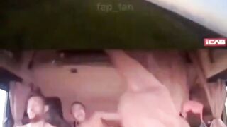 Naked Man and Woman Tossed Around after Crazy Car Accident