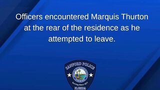 Black man jumps through window to evade officers