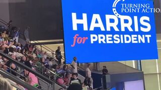 Kamala Harris "Rally" in Atlanta had People Walking out Immediately