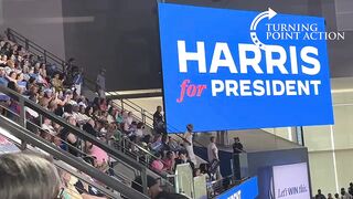 Kamala Harris "Rally" in Atlanta had People Walking out Immediately
