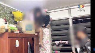 Illegal immigrants found a good place to hide during house raid
