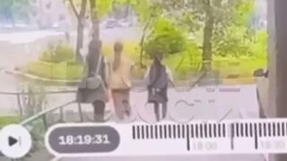 Girl trips and Falls, left behind and then Run Over (See Description for Context)