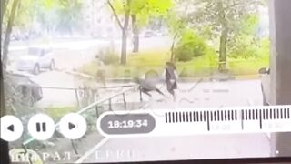 Girl trips and Falls, left behind and then Run Over (See Description for Context)