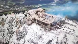 Aerial footage shows fire damage at Hitler’s Eagle’s Nest