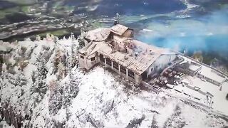 Aerial footage shows fire damage at Hitler’s Eagle’s Nest