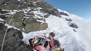 During Ascent of Mt. Everest, Climbers are Face to Face with Frozen to Death Climber