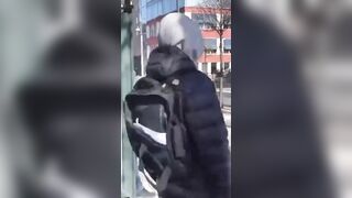 Disgusting Women in Sweden have a Sh*t Throwing Fight
