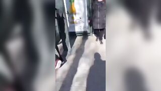 Disgusting Women in Sweden have a Sh*t Throwing Fight