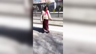 Disgusting Women in Sweden have a Sh*t Throwing Fight