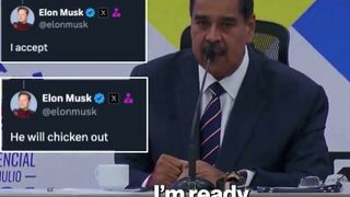 Elon Musk accepts Venezuelan President Nicolás Maduro's challenge to a fight