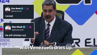 Elon Musk accepts Venezuelan President Nicolás Maduro's challenge to a fight