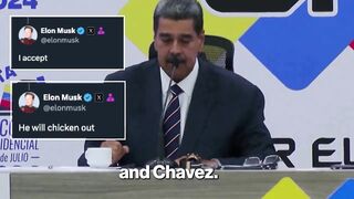 Elon Musk accepts Venezuelan President Nicolás Maduro's challenge to a fight