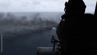 Major drug crackdown by U.S. Marines in the Pacific Ocean!