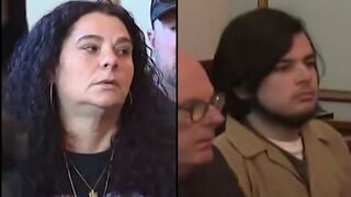 teen accused of mowing down 2 girls appears stonefaced as victims moms stare him down
