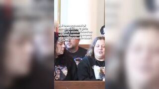 teen accused of mowing down 2 girls appears stonefaced as victims moms stare him down