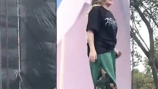 Colombian rapper Chelo Hop steps on Israeli flag, chants ‘Free Palestine’
