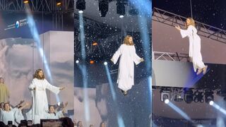 Is it just me or did he go way higher than he should have?