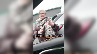 A woman told a man, “You can’t park here, this is a private area owned by the company,” completely unaware that she was speaking to the company’s CEO