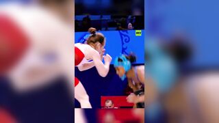 US wrestler DISQUALIFIED after poking Russian rival in the eye TWICE