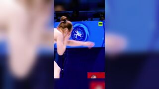 US wrestler DISQUALIFIED after poking Russian rival in the eye TWICE