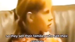 Child explaining how Social Service lie to traffic children for their satanic masters