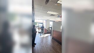 Man pulls out large knife during altercation at L.A. Wendy’s restaurant