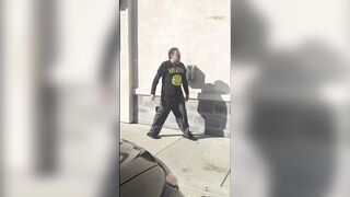 Man pulls out large knife during altercation at L.A. Wendy’s restaurant