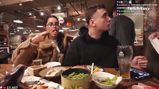 Thousands of strangers ordered $12,000 worth of food to an American streamer's table in Japan
